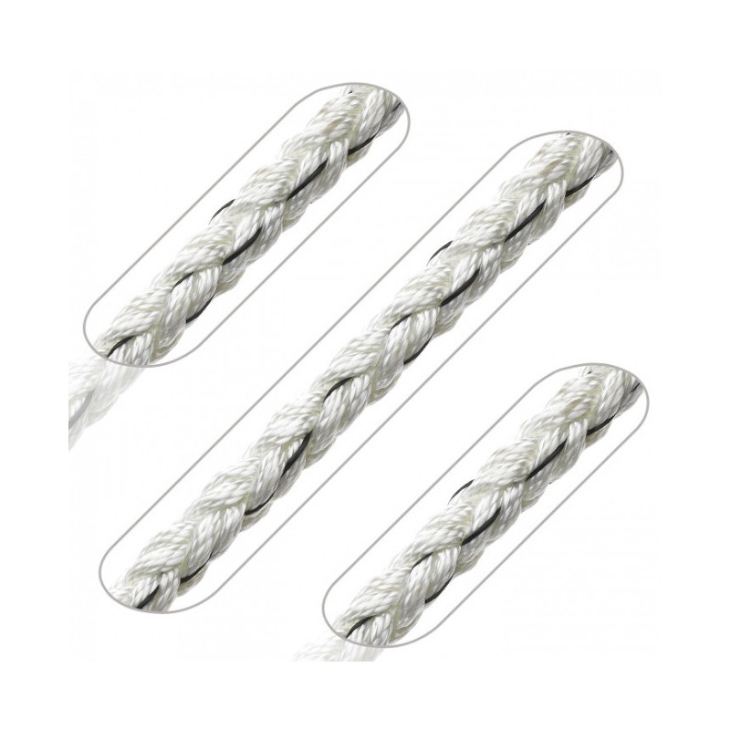 Ligne D’amarrage Pour Bateau – Nylon 16 Mm X 4,6 M – Résistance 9500 Lb – Pour Voiliers, Yachts, Kayaks, Pêche